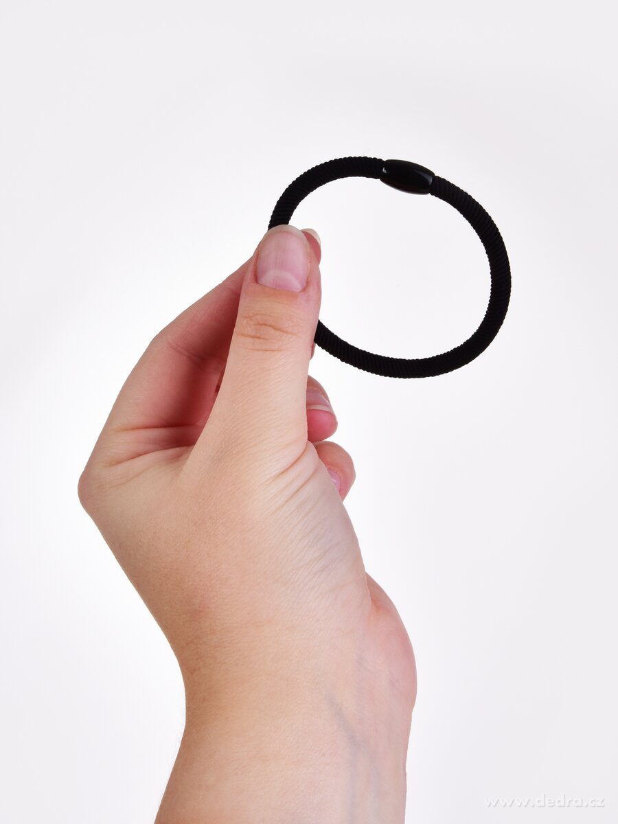 BEAUTY, 10 ks gumičky do vlasů, černé – náhled 5 | Grand Móda