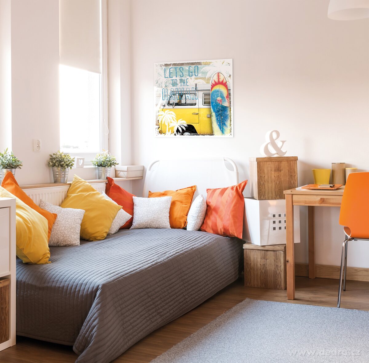 HAWAII RIDE, nástěnný obraz, 40 x 40 cm – náhled 2 | Grand Móda