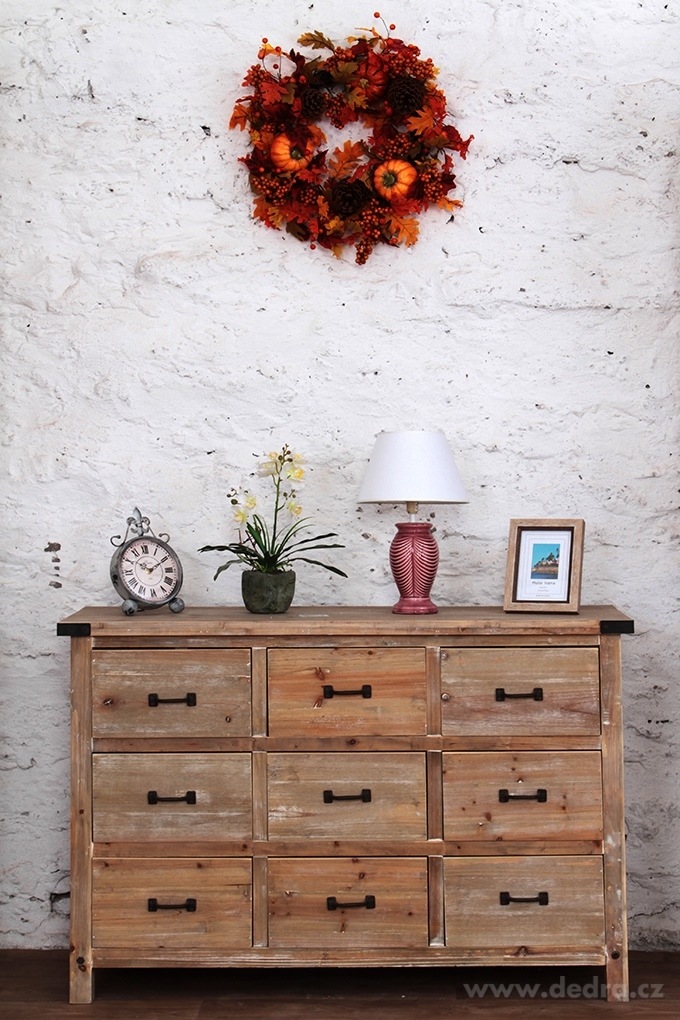 50 cm velký věnec v hřejivých podzimních barvách – náhled 4 | Grand Móda