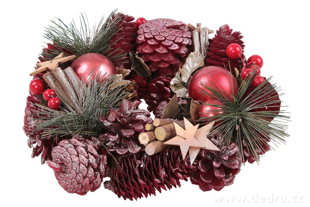 Dekorativní věnec, ze šišek – náhled 2 | Grand Móda