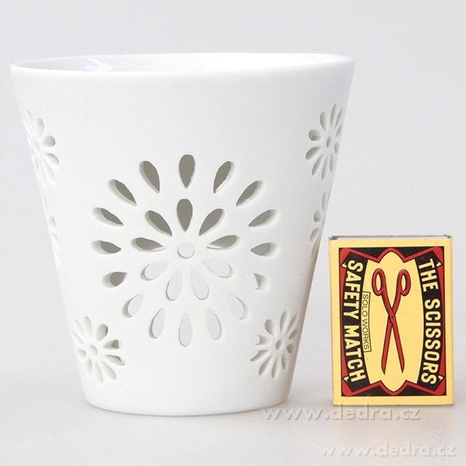 Keramická aromalampa, matná bílá – náhled 4 | Grand Móda