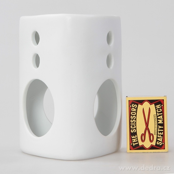 Keramická aromalampa, matná bílá – náhled 2 | Grand Móda