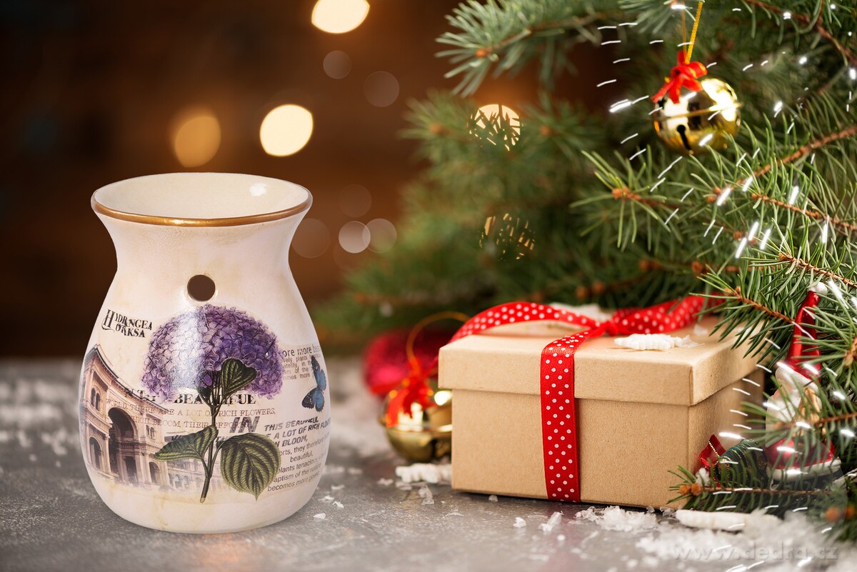 Keramická aromalampa PROVENCE, s dobovou patinou – náhled 3 | Grand Móda