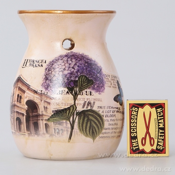 Keramická aromalampa PROVENCE, s dobovou patinou – náhled 4 | Grand Móda