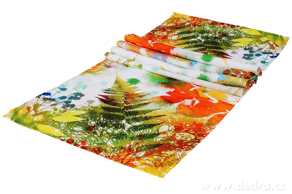 Běhoun na stůl, lesní variace | Ubrusy a prostírání | Grand Móda