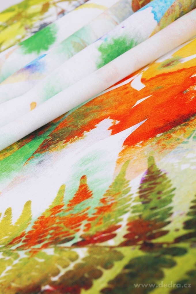 Běhoun na stůl, lesní variace – náhled 2 | Grand Móda