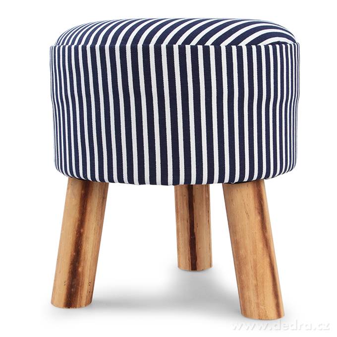 Taburet TROJNOŽKA, s vyšším sedákem