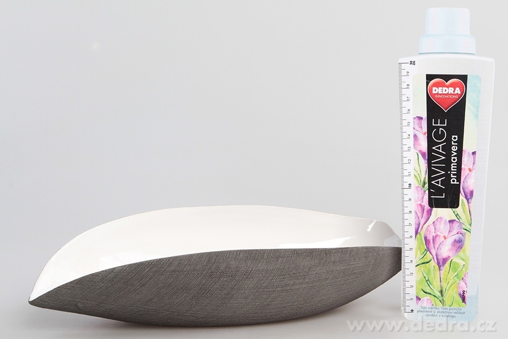 34 cm keramická mísa antracitová, podlouhlého tvaru – náhled 5 | Grand Móda