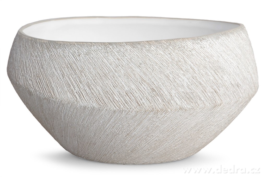 XL Keramická mísa přírodní 26 cm, STONE