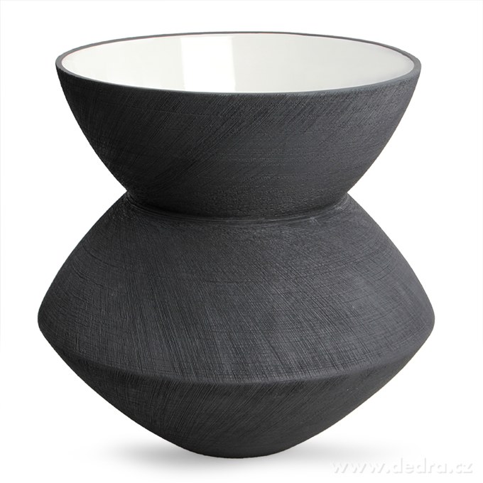 XXL keramická váza, výška 34 cm, STONE COLLECTION | Ikebana | Grand Móda