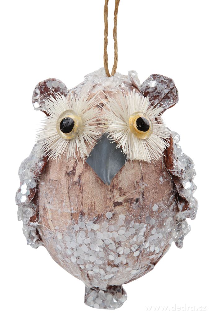 10 cm velká sova, závěsná, oboustranný motiv – náhled 2 | Grand Móda