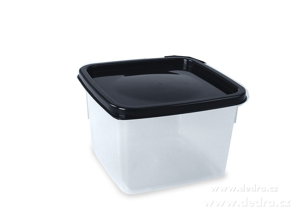 3 ks box černý z odolného plastu, 570 ml – náhled 4 | Grand Móda