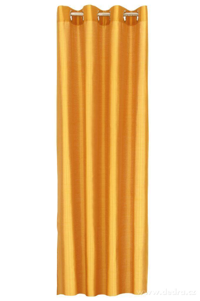 Závěs, z pevné neprůhledné tkaniny, umělé hedvábí