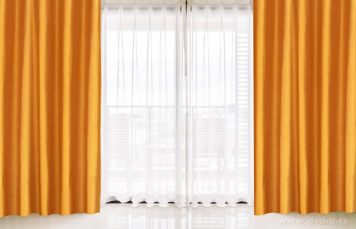 Závěs, z pevné neprůhledné tkaniny, umělé hedvábí – náhled 4 | Grand Móda