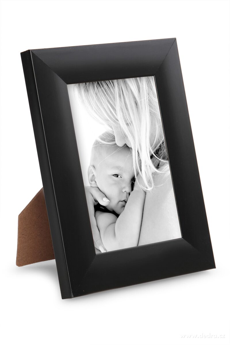 Dřevěný fotorámeček, černý | Fotorámečky | Grand Móda