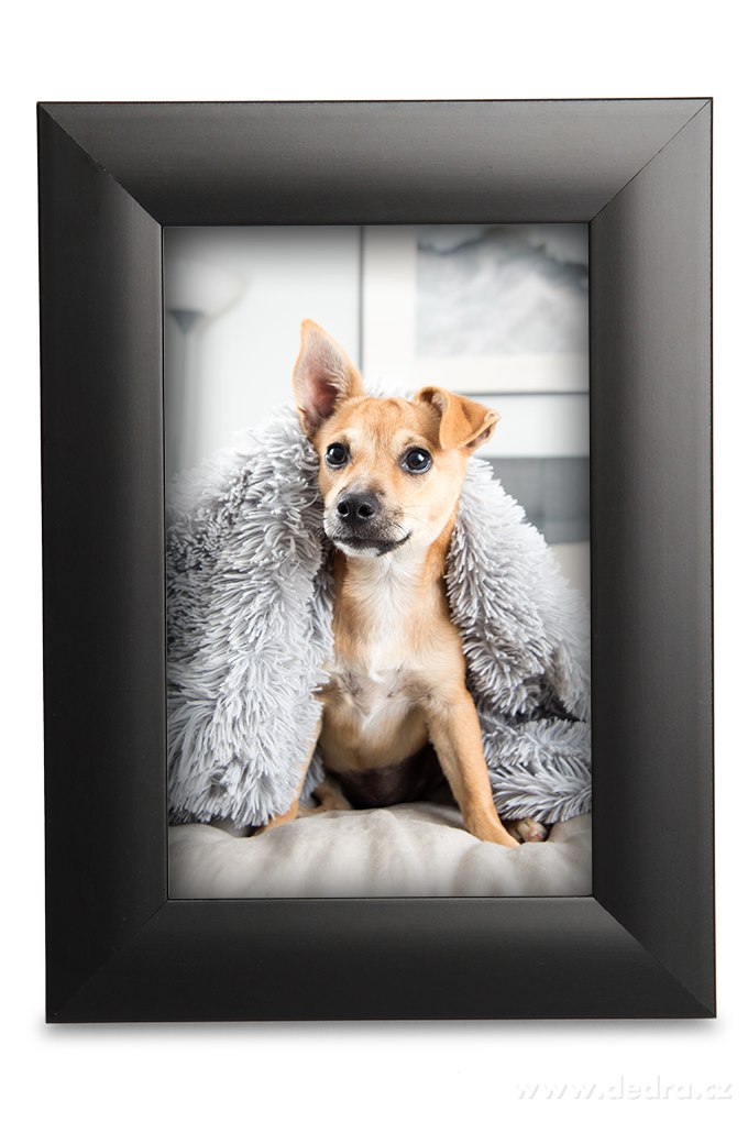 Dřevěný fotorámeček, černý – náhled 3 | Grand Móda
