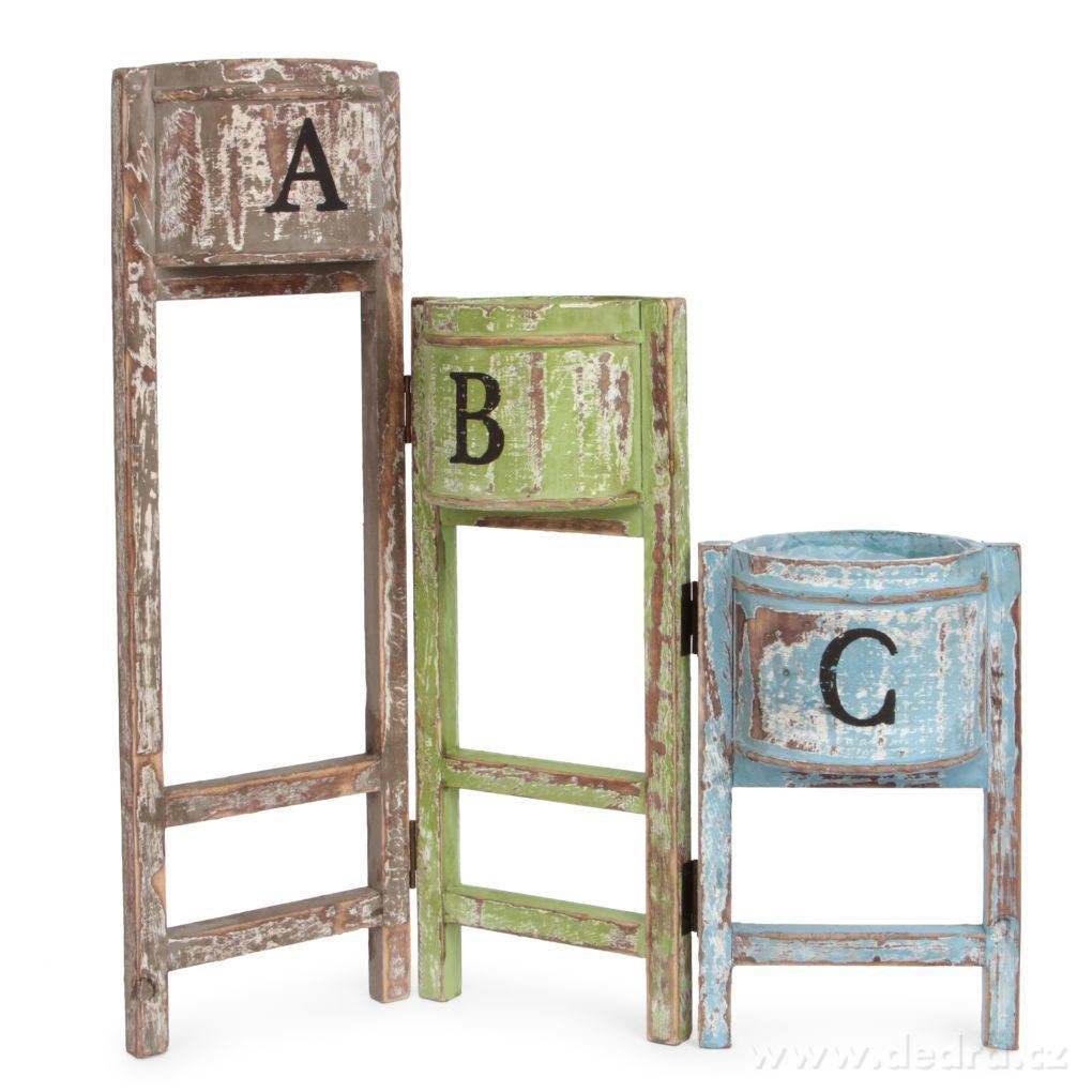 3 dílný stojan, na kytky | Regály a organizéry | Grand Móda