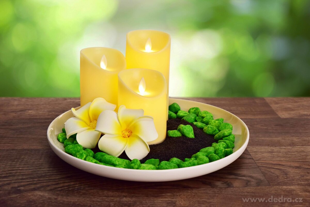 DANCING, Celoplastová LED svíčka s pohyblivým plamínkem, pro interiér & exteriér – náhled 5 | Grand Móda