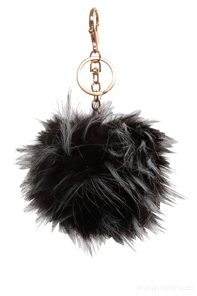 Bambulka přívěsek, černá/šedý melír | Kabelky ­čĹť | Grand Móda