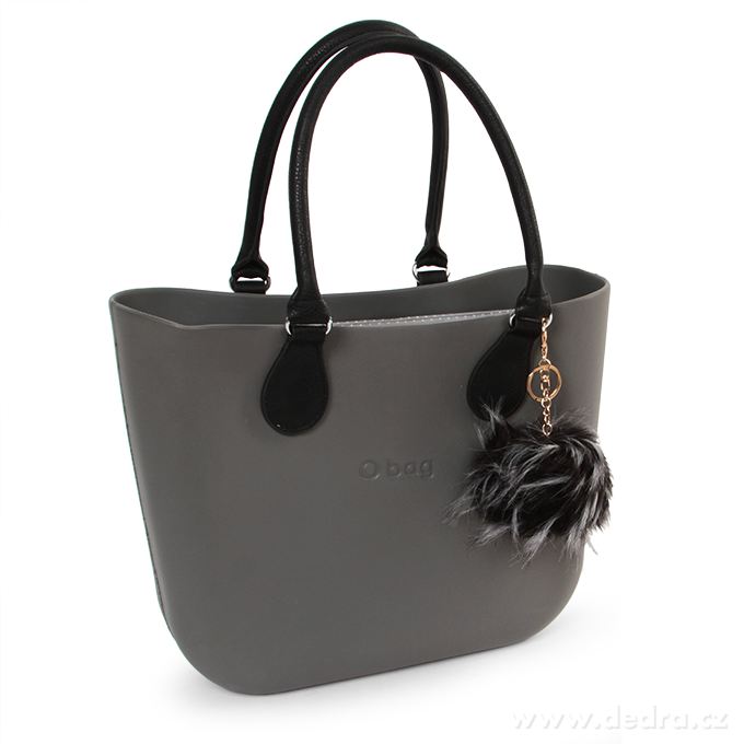 Bambulka přívěsek, černá/šedý melír – náhled 2 | Grand Móda