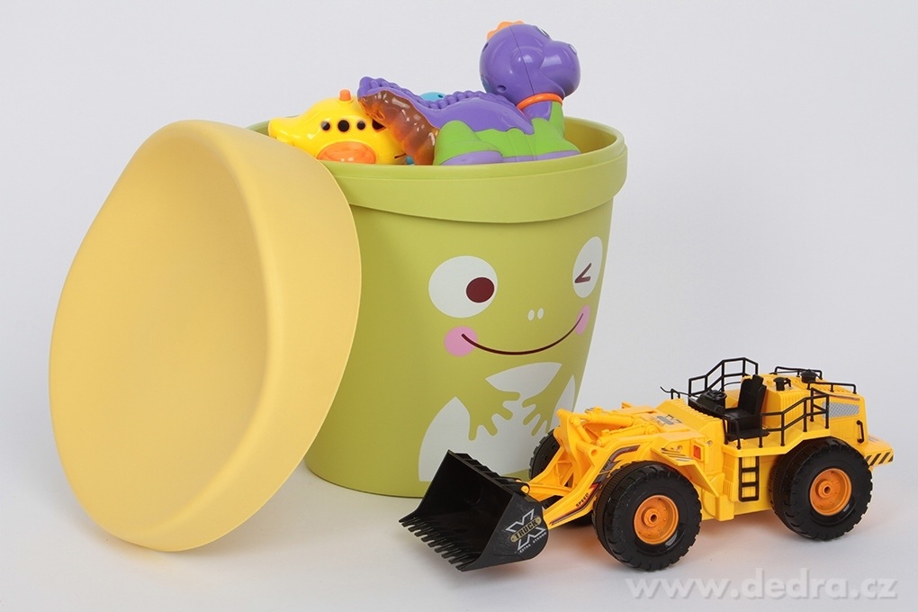 HRAČKOSEDNÍK plastový úložný box, s víkosedátkem – náhled 4 | Grand Móda