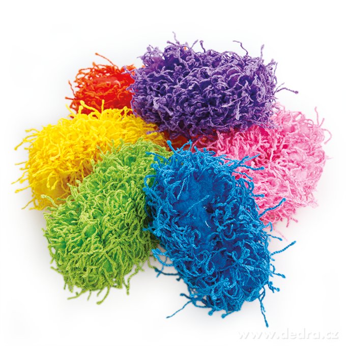 6 ks provázkové gumičky, do vlasů elastické | Péče o vlasy | Grand Móda