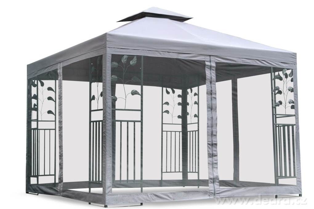 Velký zahradní altán, 3 x 3 m s větrolamem – náhled 3 | Grand Móda