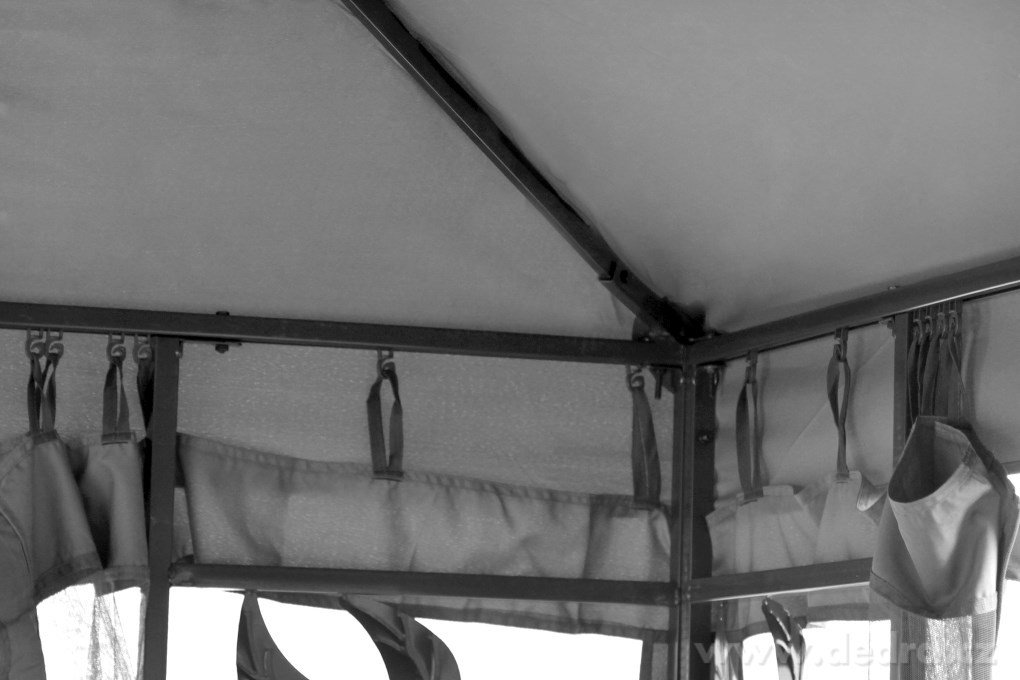 Velký zahradní altán, 3 x 3 m s větrolamem – náhled 5 | Grand Móda