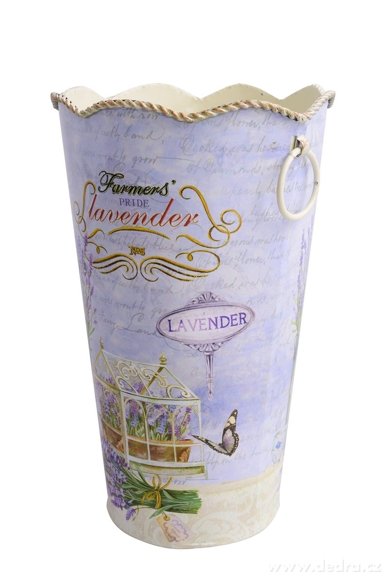 Dekorativní kovová váza, LAVENDER | Keramika a kvďtináče | Grand Móda