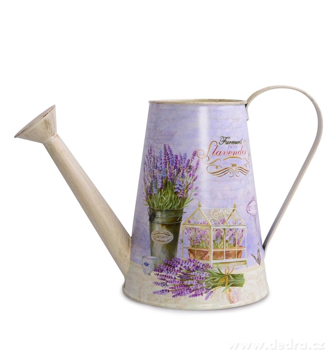 Dekorativní kovová konvička, LAVENDER | Keramika a kvďtináče | Grand Móda