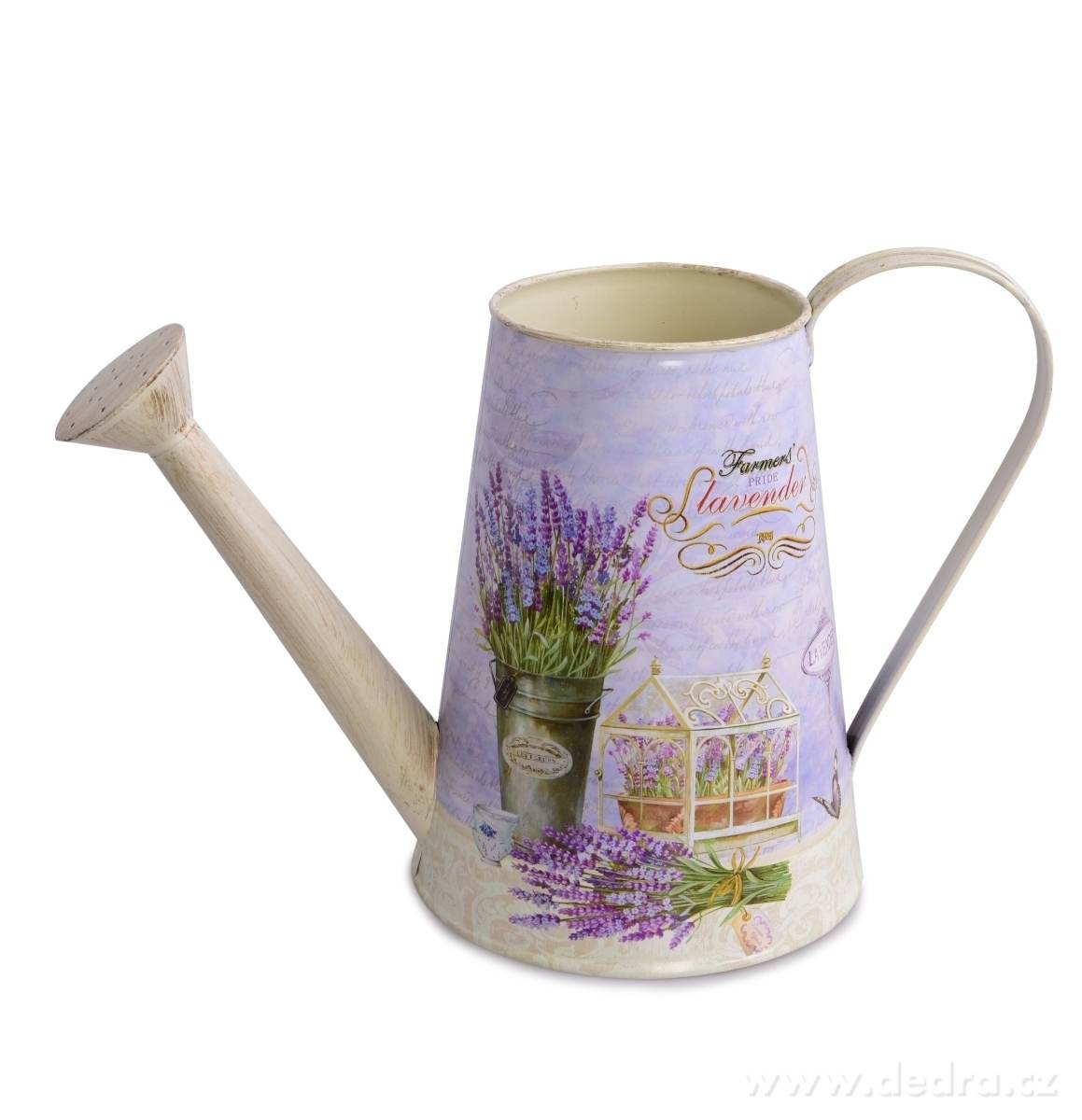 Dekorativní kovová konvička, LAVENDER – náhled 2 | Grand Móda
