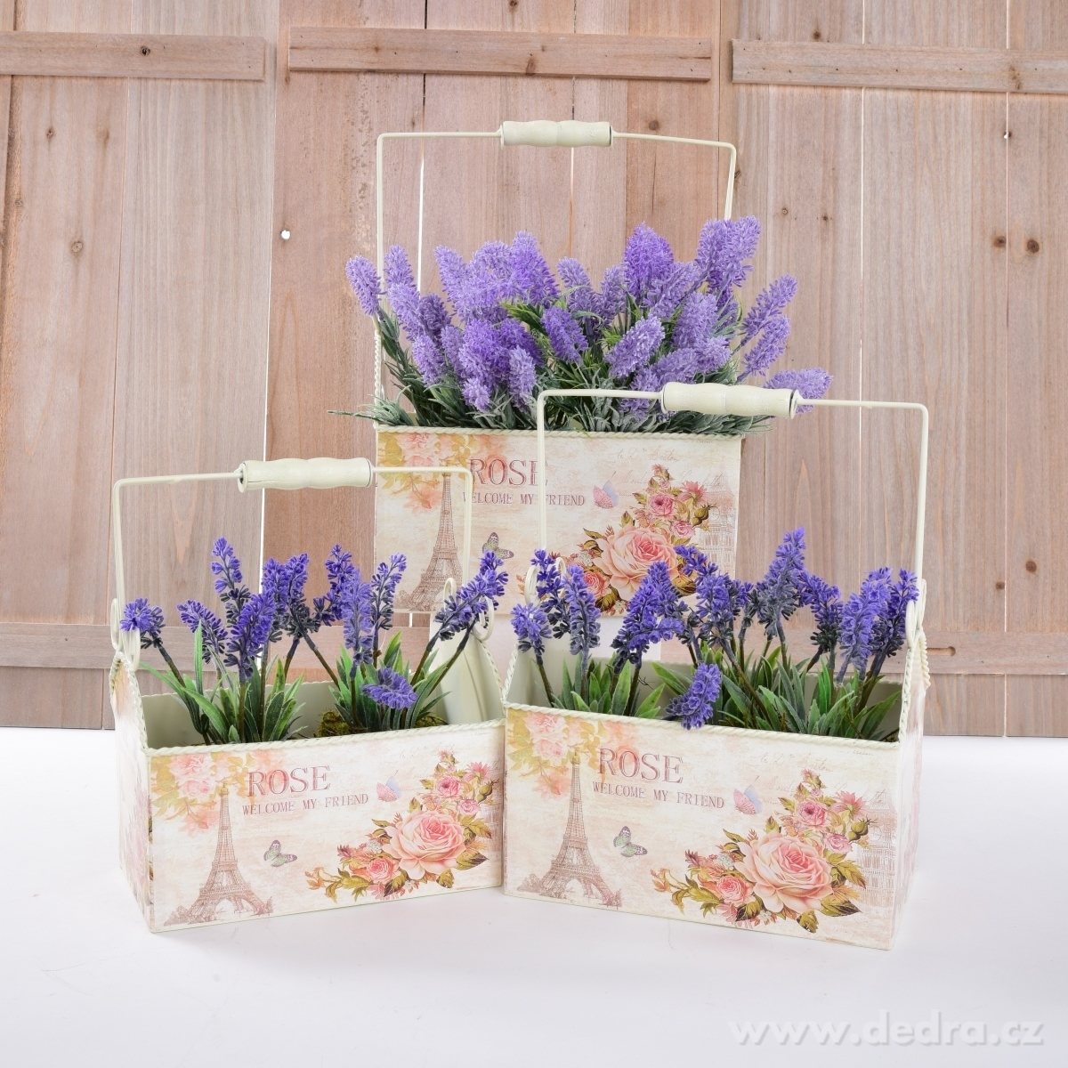 Dekorativní kovový box, ROSE – náhled 3 | Grand Móda