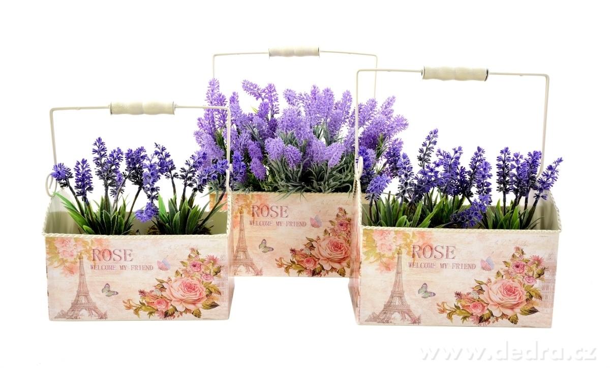 Dekorativní kovový box, ROSE – náhled 4 | Grand Móda