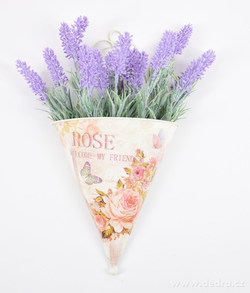 Závěsný kovový obal, na květináč ROSE – náhled 3 | Grand Móda