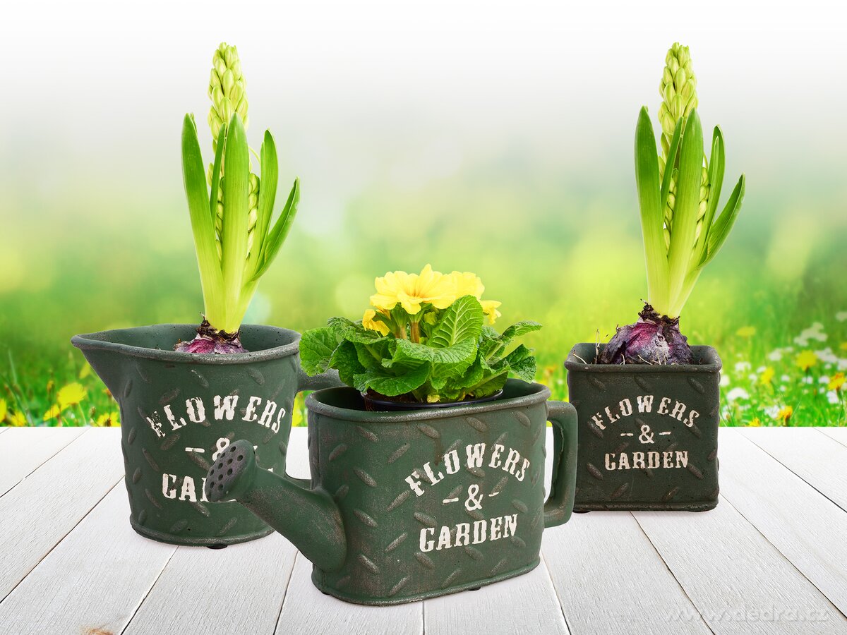 Kameninový květináč, FLOWERS & GARDEN – náhled 3 | Grand Móda