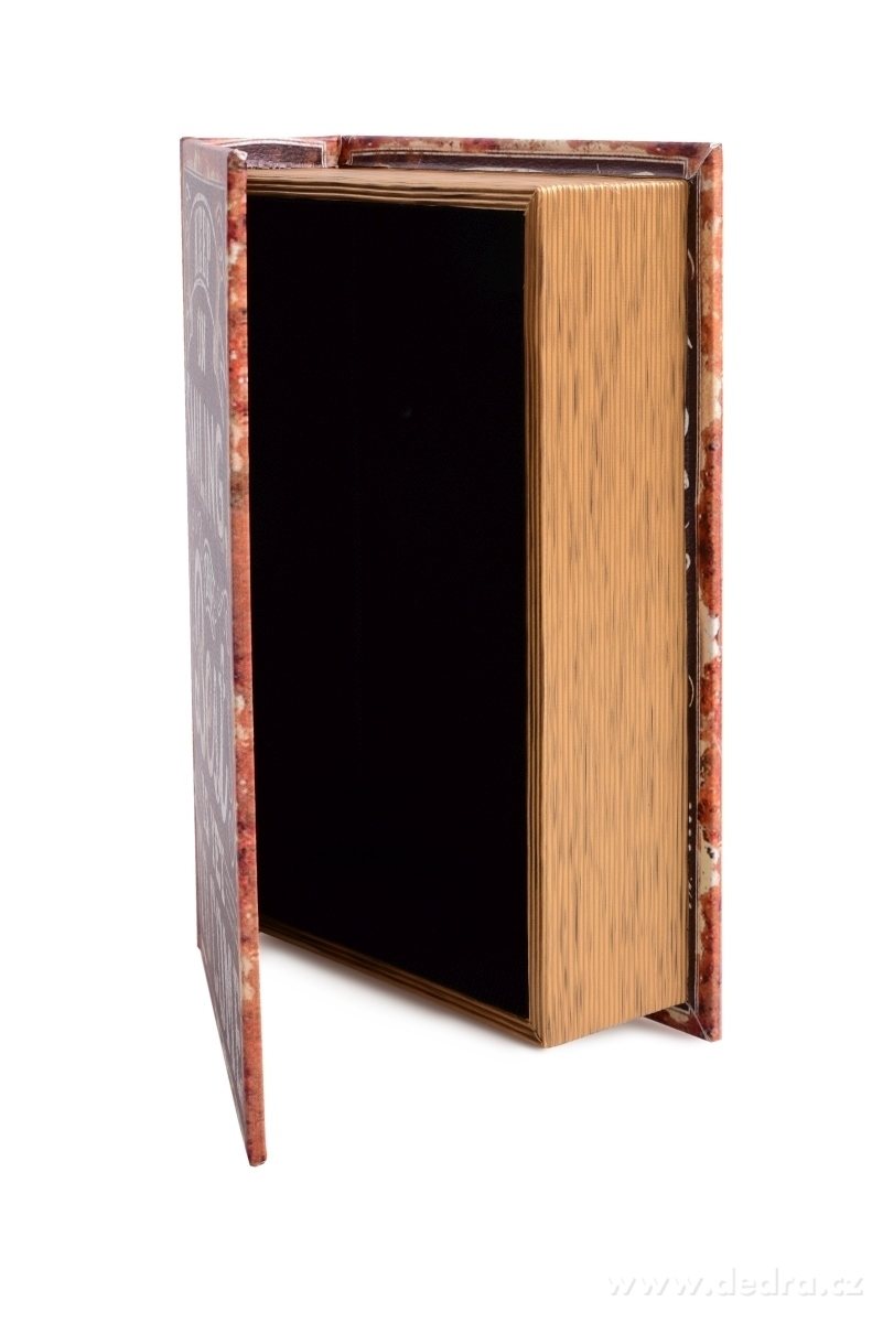 Dekorativní kniha/kazeta, SMILING, dřevěná – náhled 3 | Grand Móda