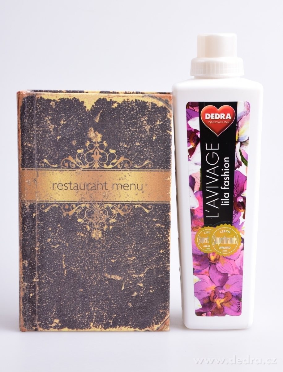 Dekorativní kniha/kazeta, RESTAURANT MENU, dřevěná – náhled 4 | Grand Móda