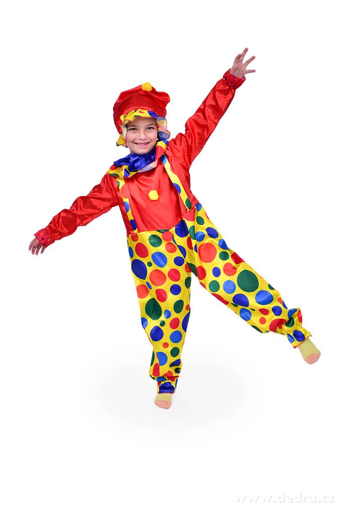 Kostým BAREVNÝ KLAUN, dětský
