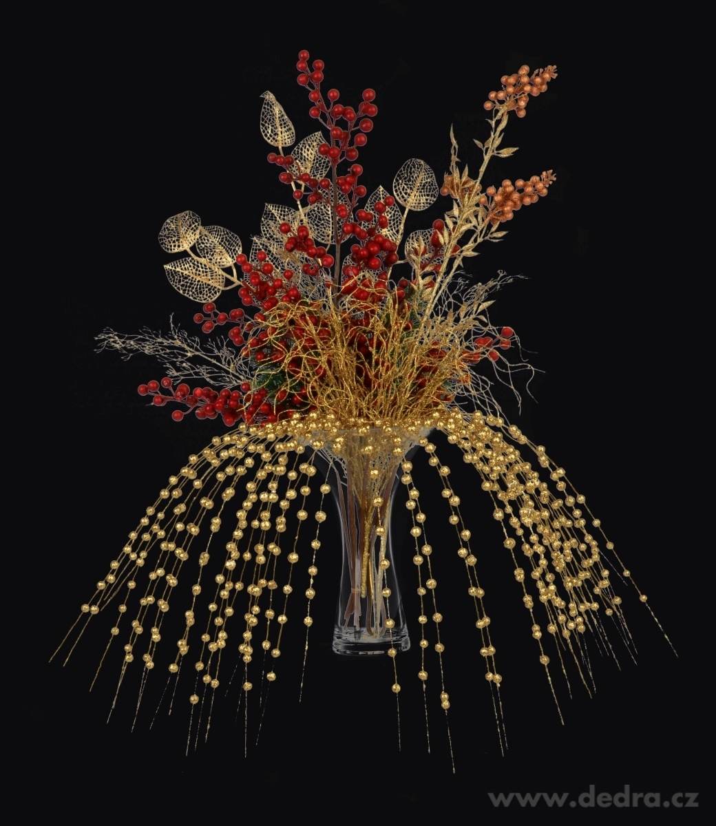 3 dílná zlatá ratolest, s listy lípy – náhled 3 | Grand Móda