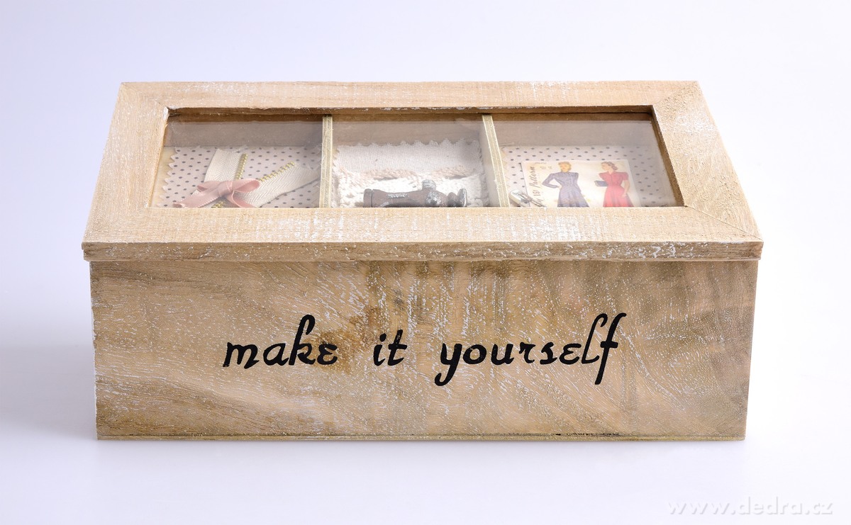 Dřevěná kazeta, s odklápěcím víkem – náhled 2 | Grand Móda