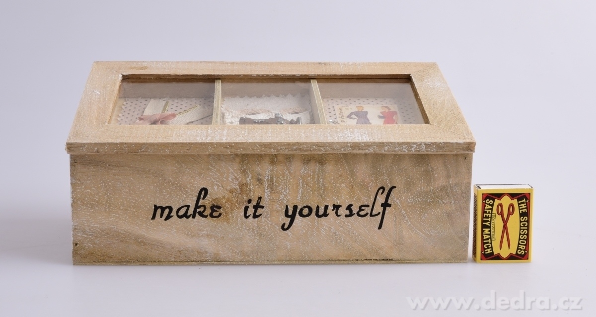 Dřevěná kazeta, s odklápěcím víkem – náhled 5 | Grand Móda