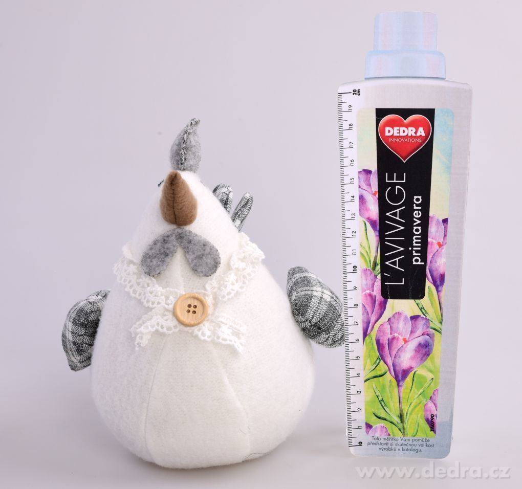 18, 5 cm slepice textilní dekorace/ zarážka do dveří – náhled 5 | Grand Móda