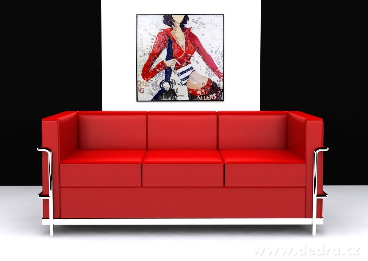 Kolážový obraz FASHION ŽENA, 82 x 82 cm – náhled 3 | Grand Móda