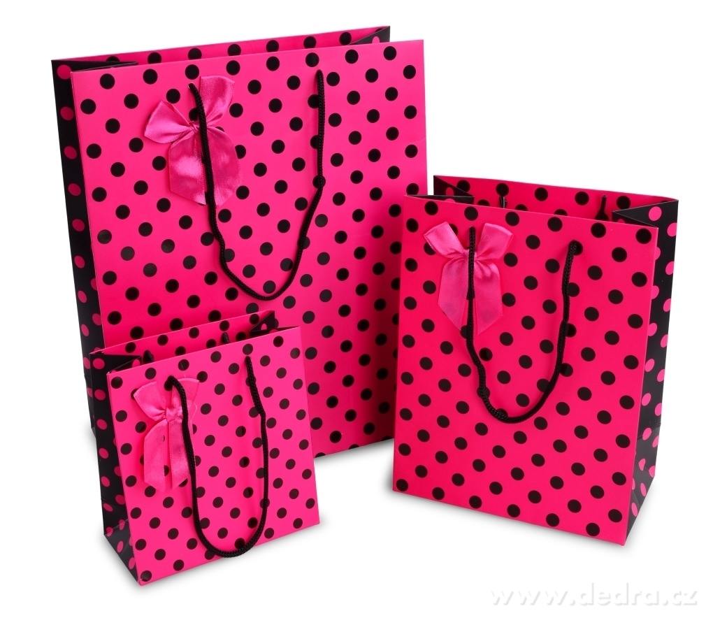 Dárková taška s puntíky – náhled 4 | Grand Móda