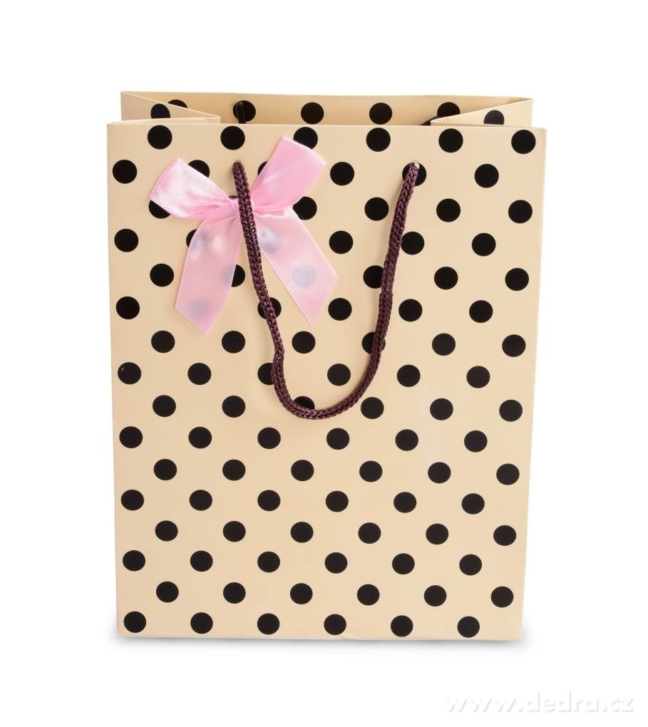 Dárková taška s puntíky | Kancelářské potřeby | Grand Móda