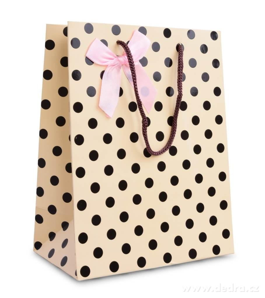 Dárková taška s puntíky – náhled 2 | Grand Móda