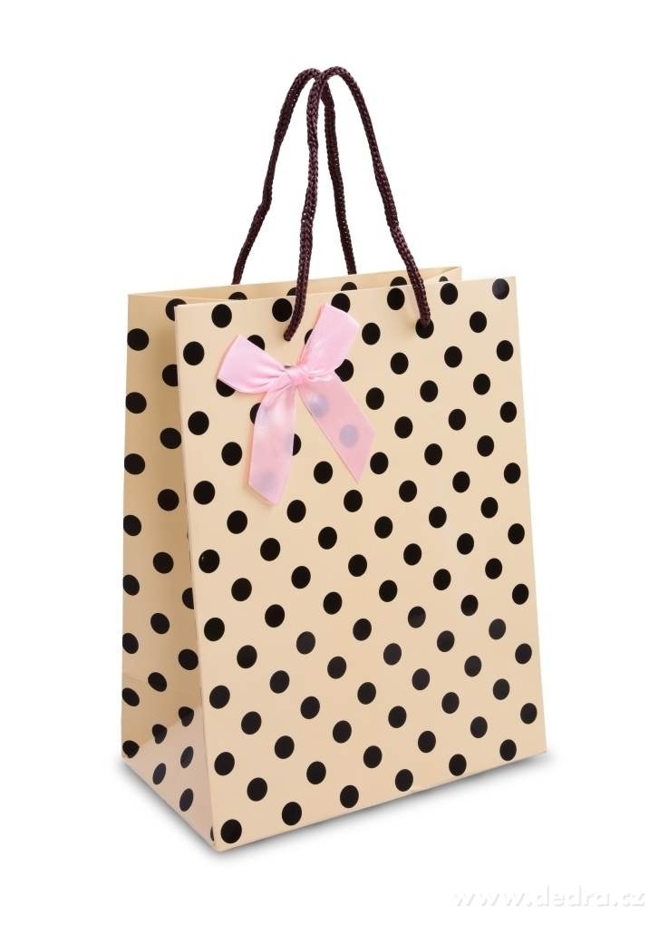 Dárková taška s puntíky – náhled 3 | Grand Móda
