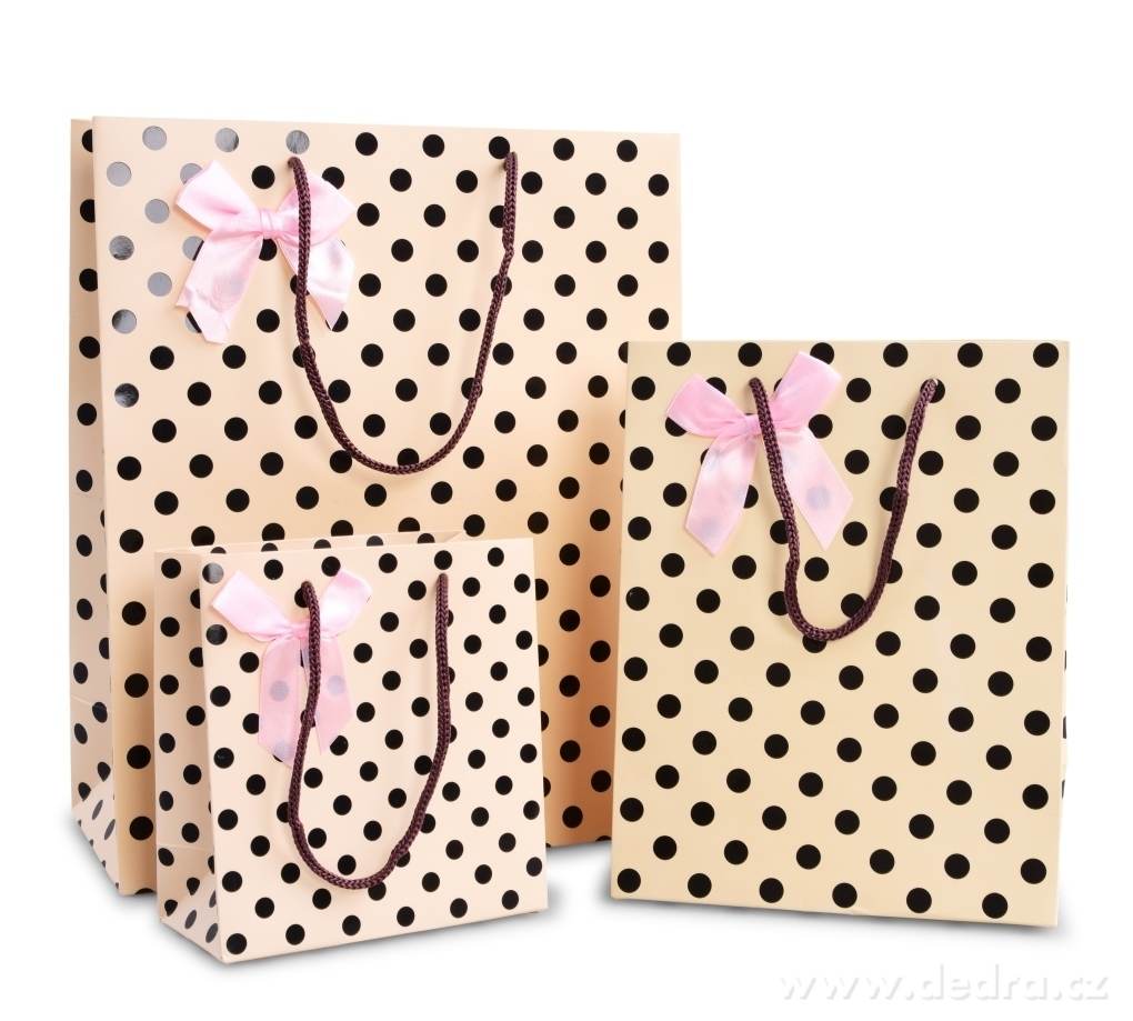 Dárková taška s puntíky – náhled 4 | Grand Móda