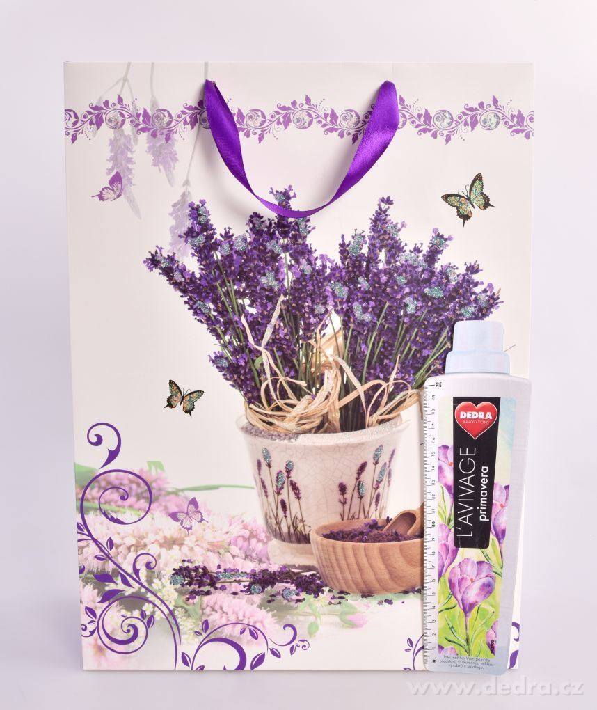 Dárková taška levandulová – náhled 3 | Grand Móda