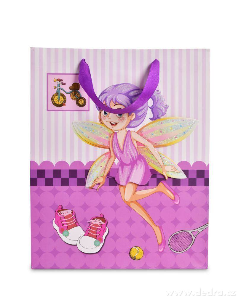 3D dárková taška s plastickým motivem víly – náhled 2 | Grand Móda